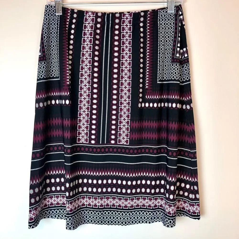 Misia | Geometric Patterned Stretch Skirt
